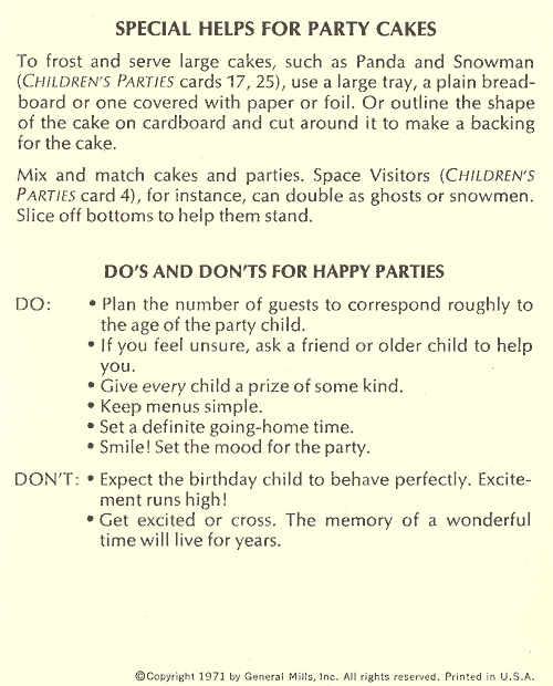 Do's and Don'ts for Happy Parties