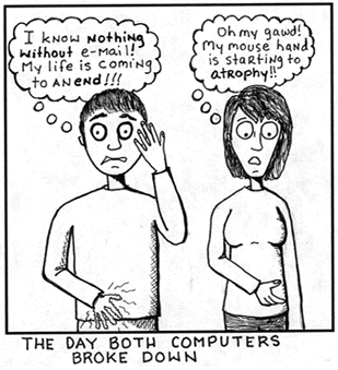 The day both computers went down