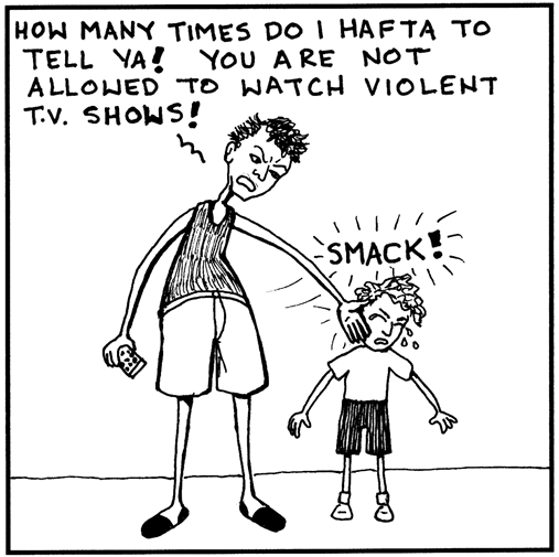Stop watching violent TV shows