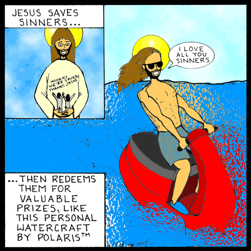 Jesus saves sinners