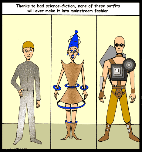 Bad sci-fi prevents bad fashion