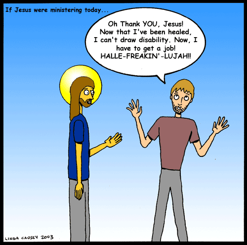 Jesus heals