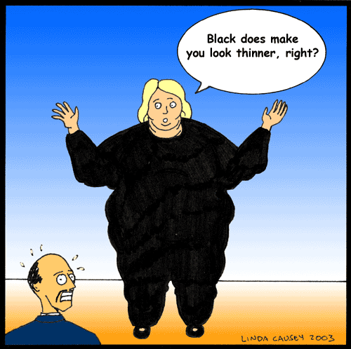 Black is slimming