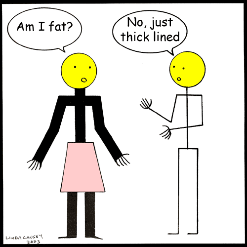 You're not fat just thick lined