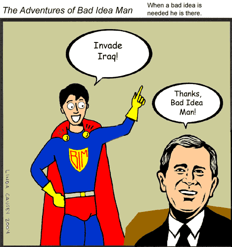 Adventures of Bad Idea Man: Invade Iraq