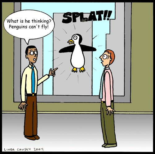 Penguin splat