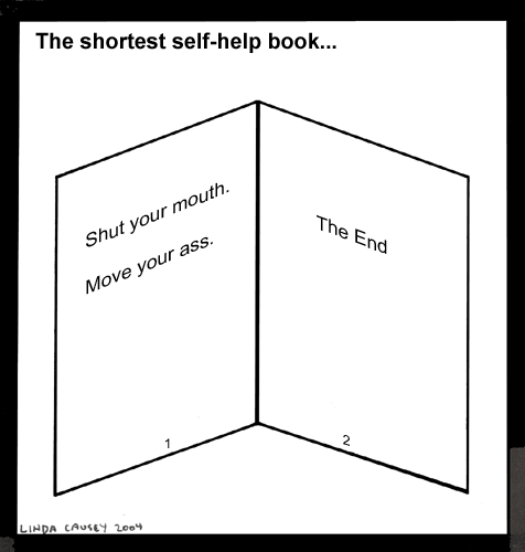 The world's shortest self-help book
