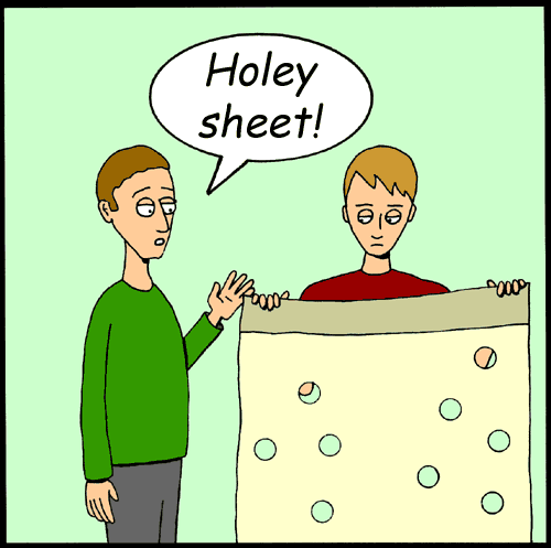 Holey sheet