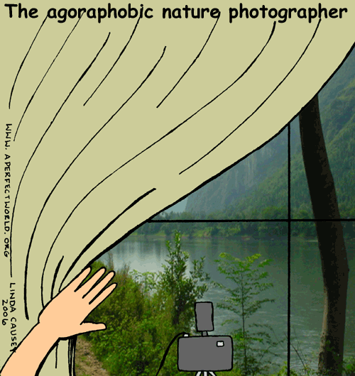 Agoraphobic nature photographer
