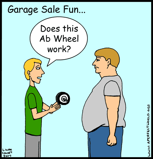 Fun at garage sales.