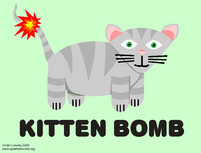 It's a kitten bomb