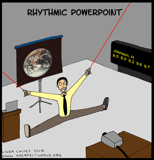 New Olympic sport: Rhythmic PowerPoint