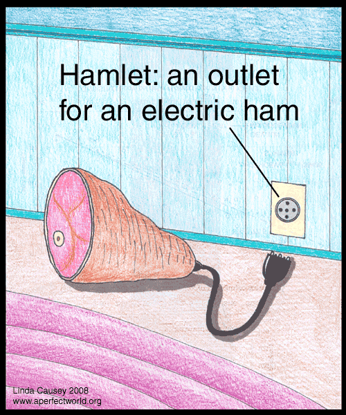 An outlet for an electric ham
