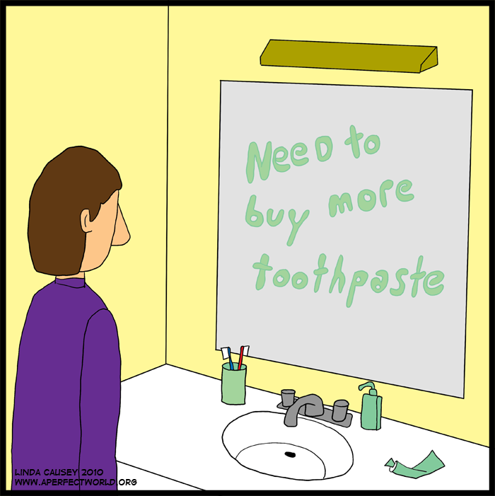 Need o buy more toothpaste