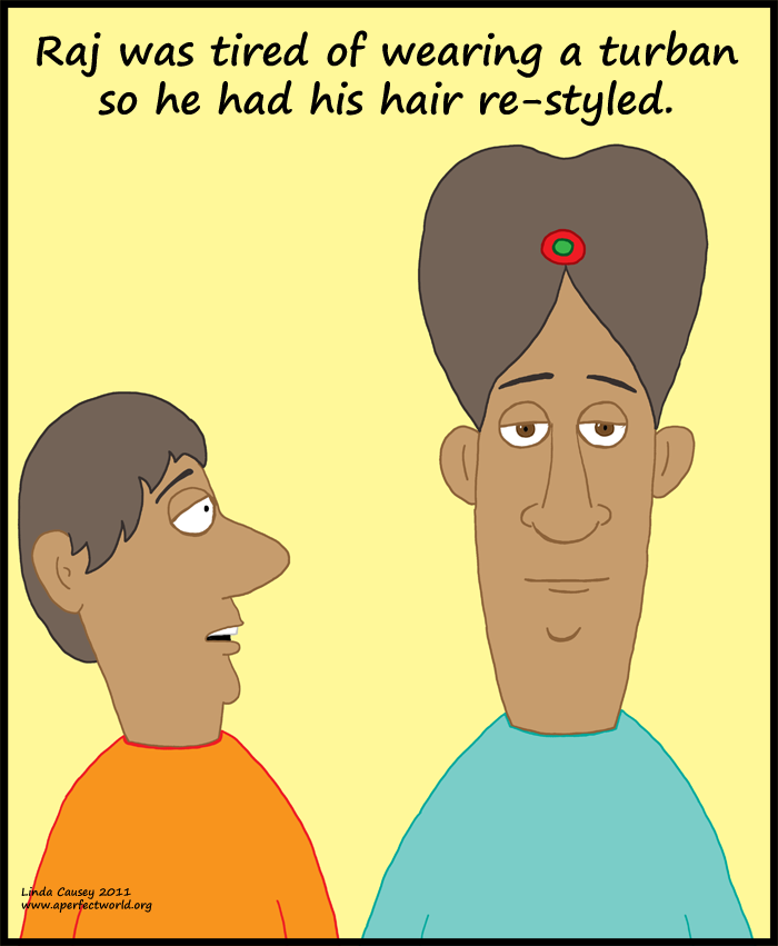Turban hair