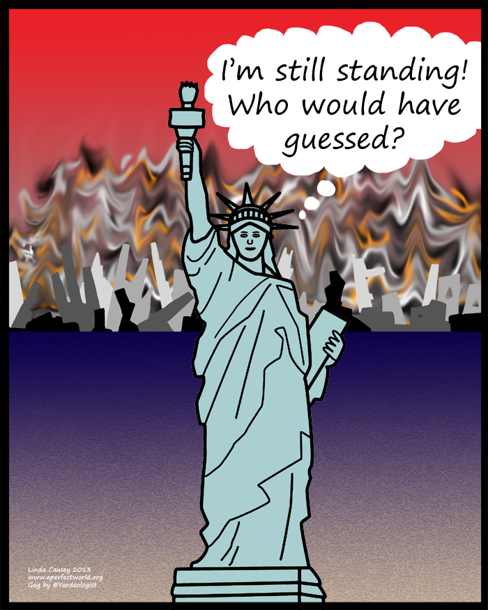 The Statue of Liberty survives the apocalypse