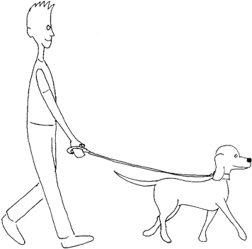 clipart dog walking. dog walker