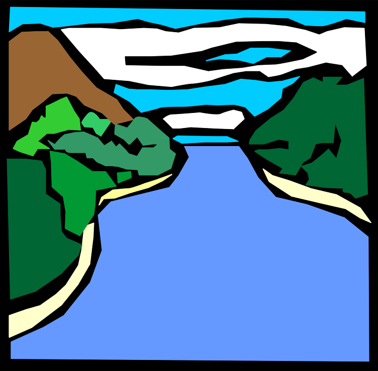 clipart of river - photo #1