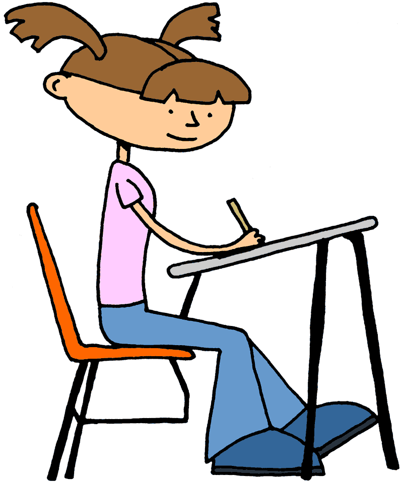 pupil writing clipart - photo #8