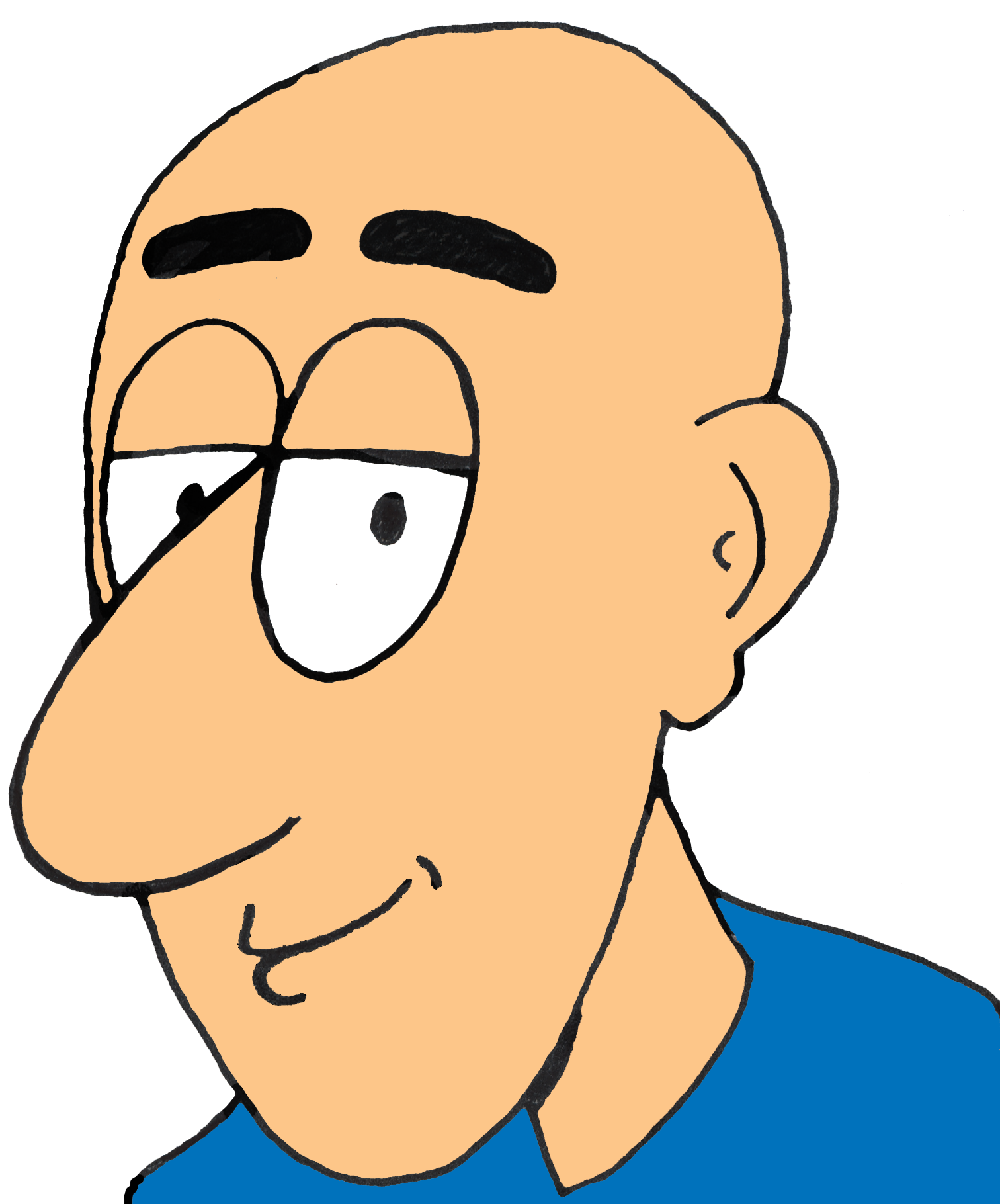 clipart bald man - photo #1