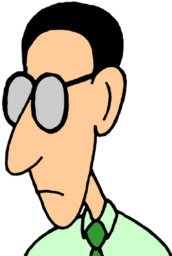 clipart man with glasses - photo #2
