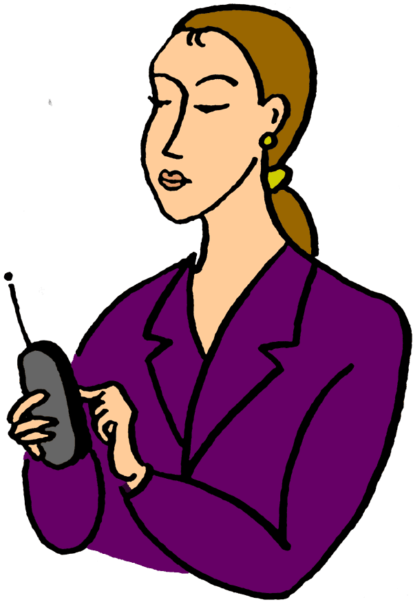 woman on phone clip art free - photo #28