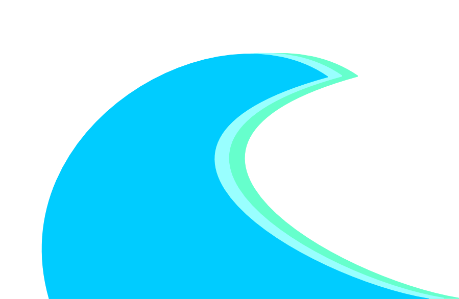 ocean waves clip art. 3 waves