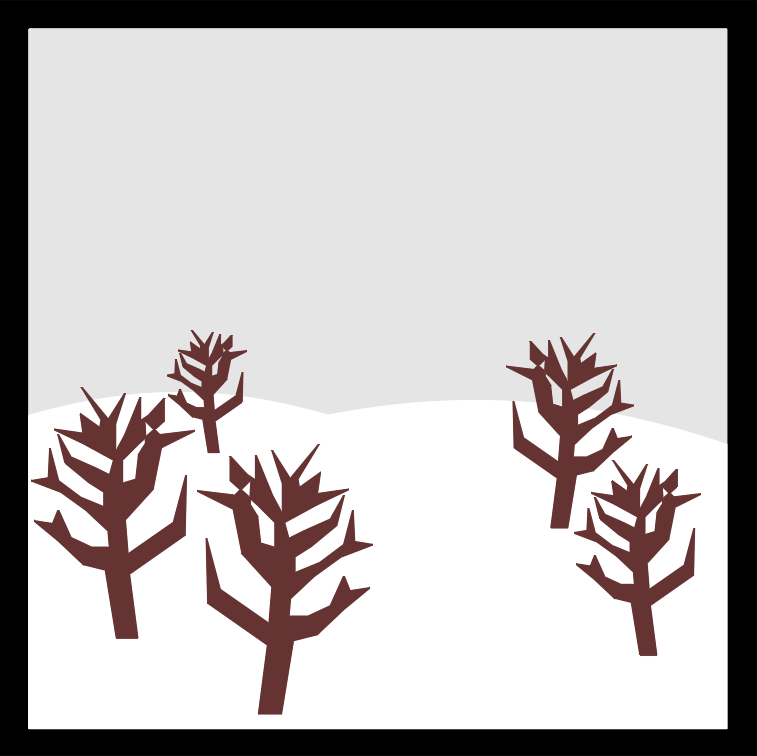 snowy forest clipart - photo #7
