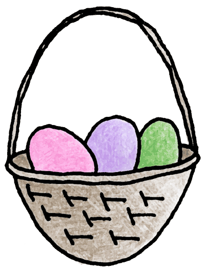 free clipart easter basket - photo #40